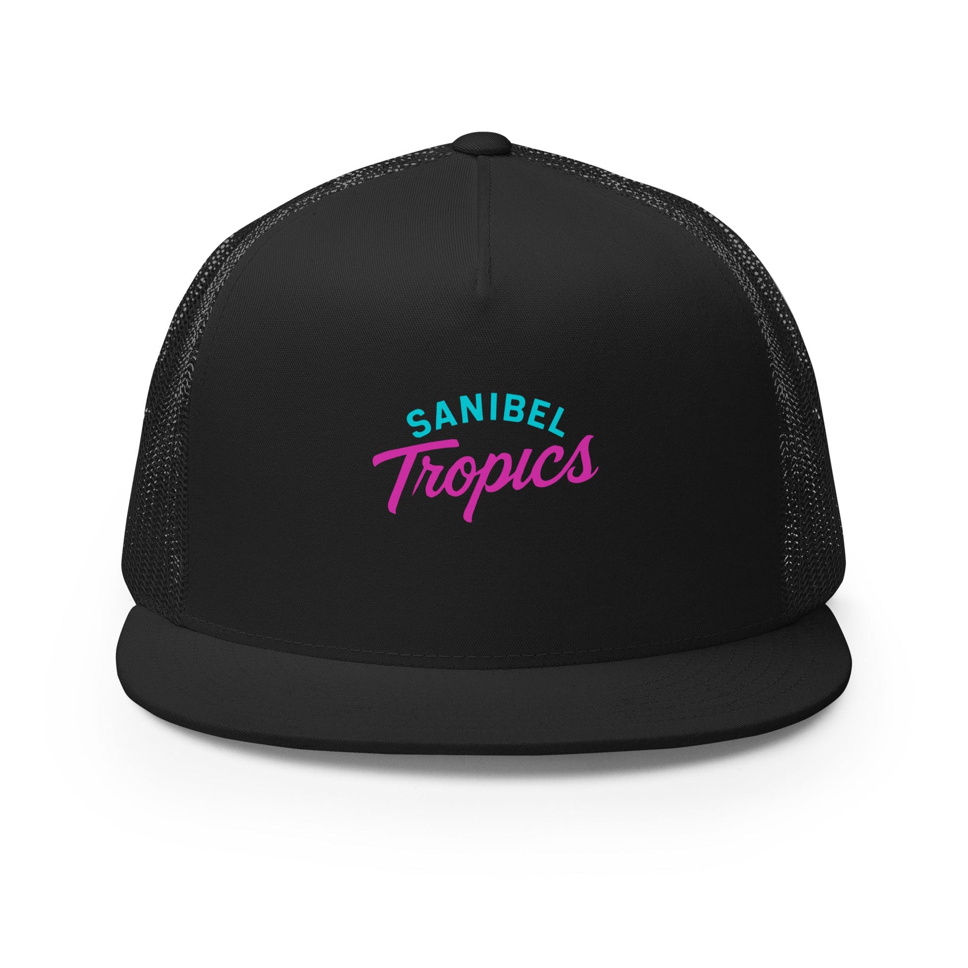 Performance | 5 Panel Trucker Cap | Sanibel Tropics | Coastal Clash Logo