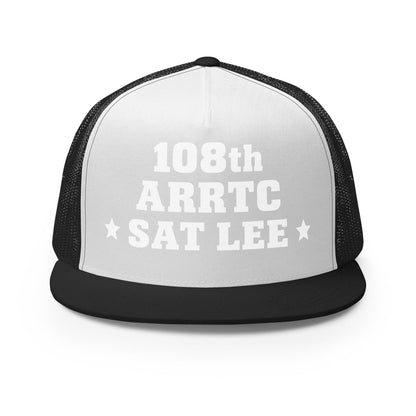 Performance | 5 Panel Trucker Cap | SAT Lee | Script Logo