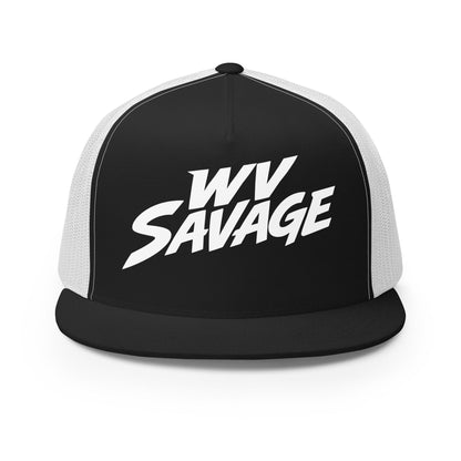 Performance | 5 Panel Trucker Cap | Savage | Crest Logo