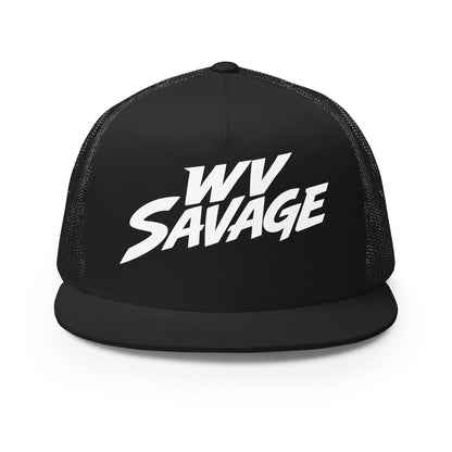 Performance | 5 Panel Trucker Cap | Savage | Crest Logo