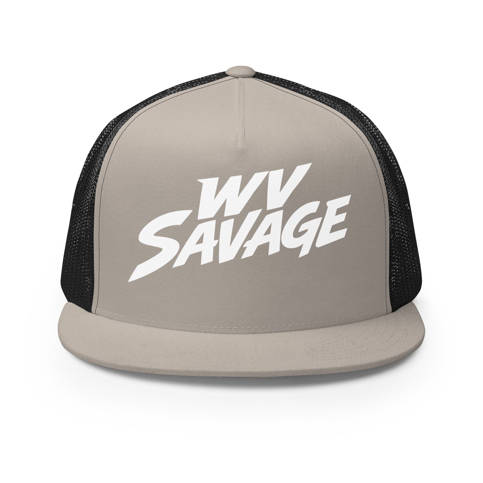 Performance | 5 Panel Trucker Cap | Savage | Crest Logo