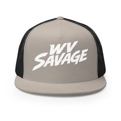 Performance | 5 Panel Trucker Cap | Savage | Crest Logo