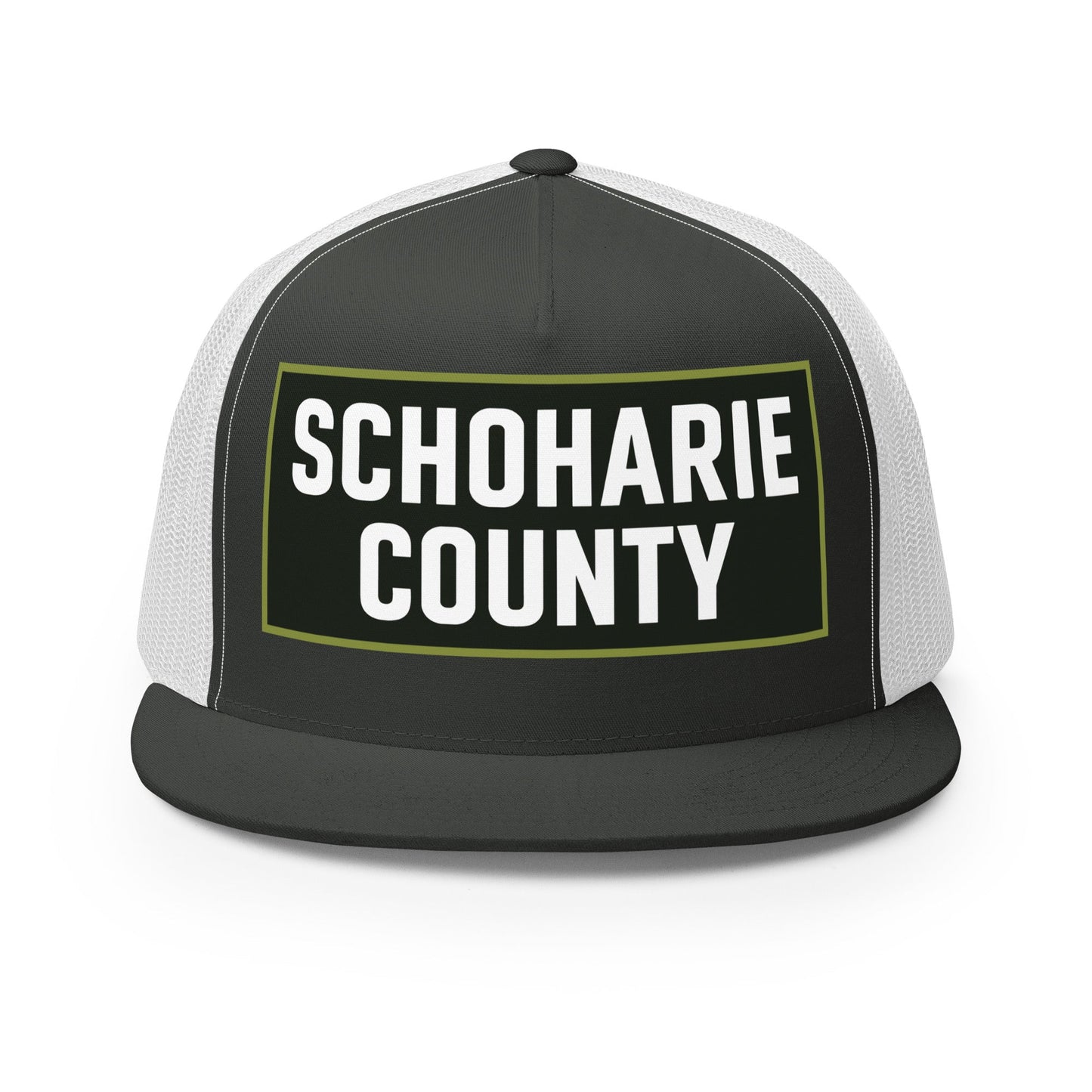 Performance | 5 Panel Trucker Cap | Schoharie County Soccer Club | Badge Logo