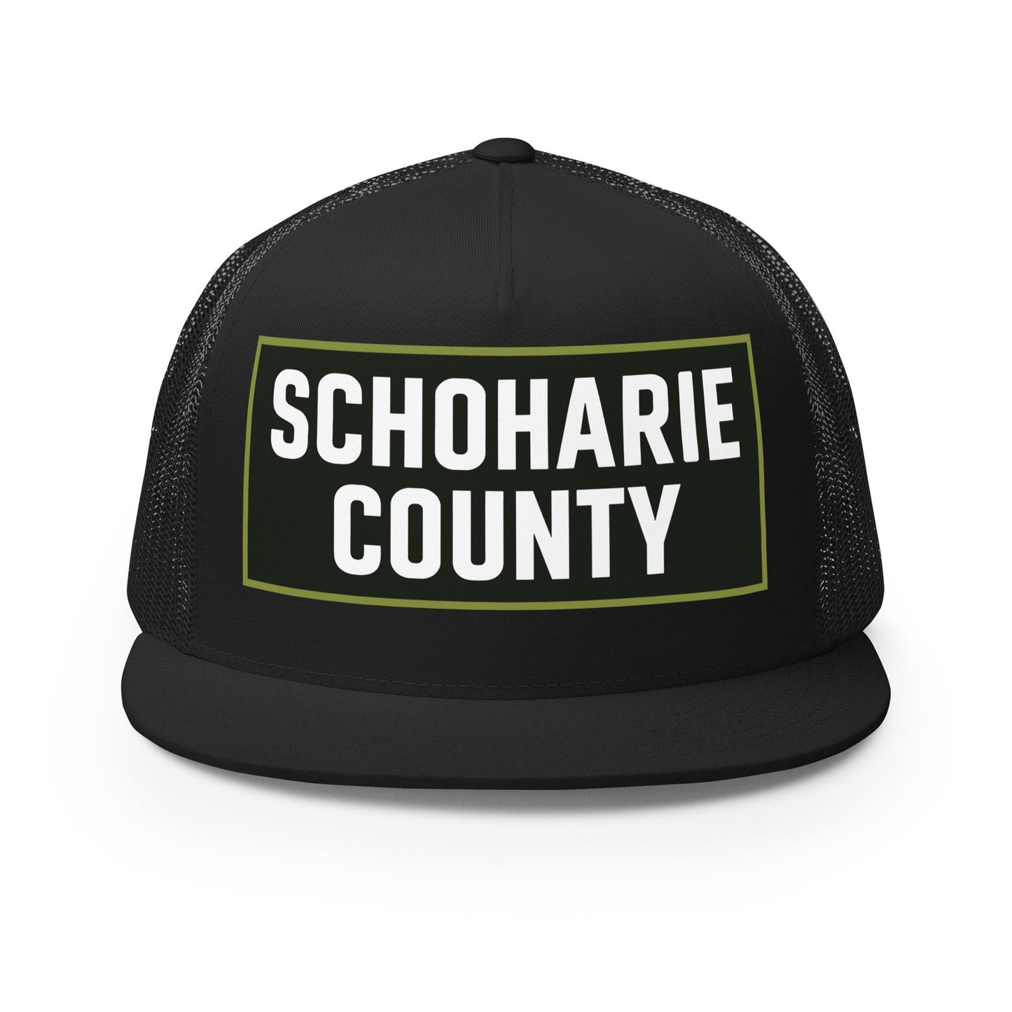 Performance | 5 Panel Trucker Cap | Schoharie County Soccer Club | Badge Logo