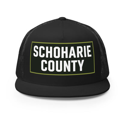 Performance | 5 Panel Trucker Cap | Schoharie County Soccer Club | Badge Logo