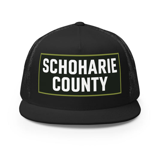 Performance | 5 Panel Trucker Cap | Schoharie County Soccer Club | Badge Logo
