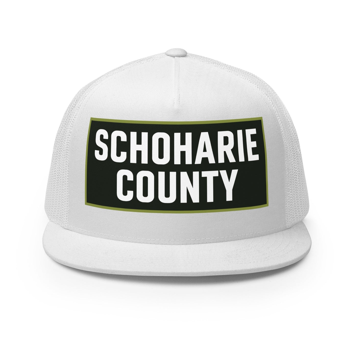 Performance | 5 Panel Trucker Cap | Schoharie County Soccer Club | Badge Logo