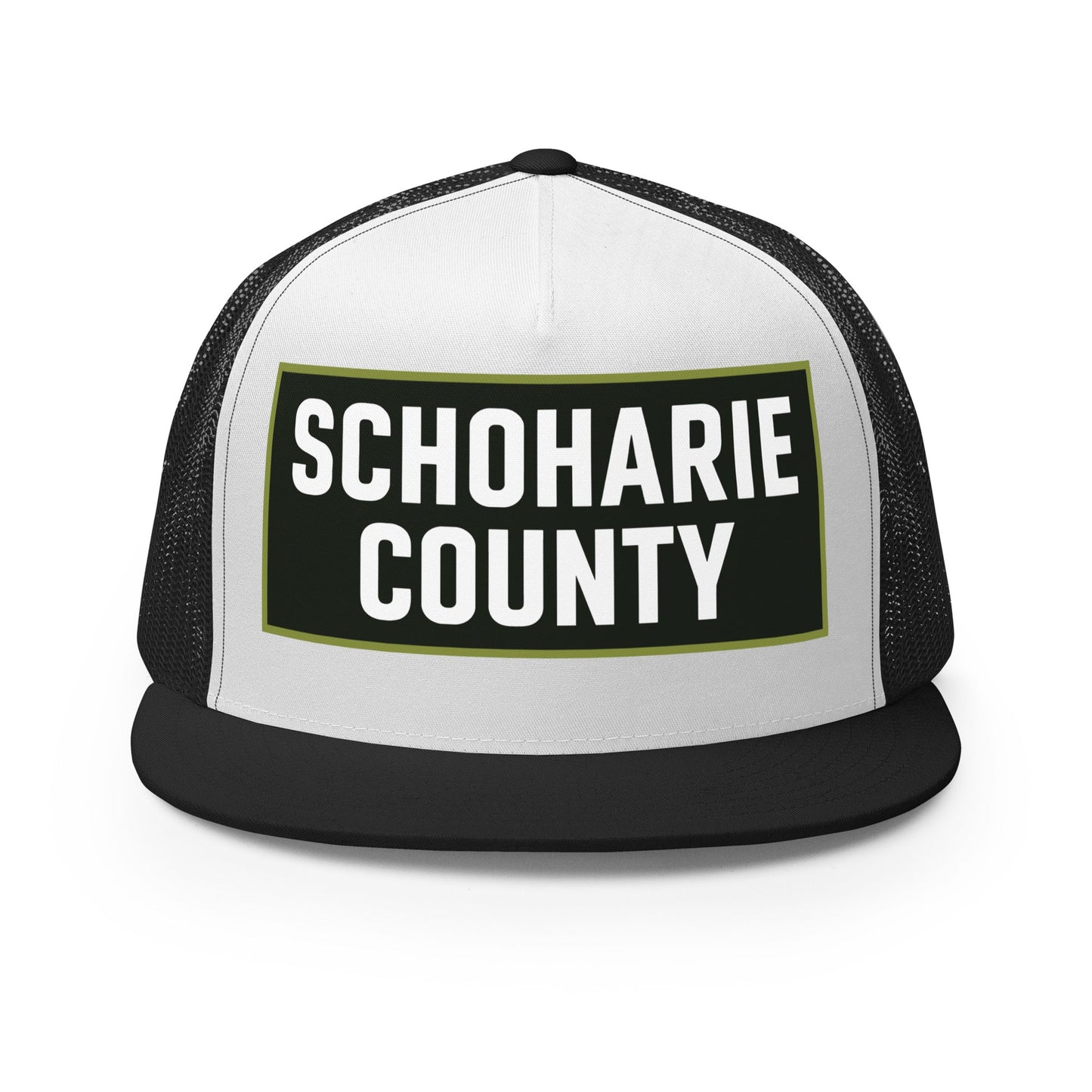 Performance | 5 Panel Trucker Cap | Schoharie County Soccer Club | Badge Logo