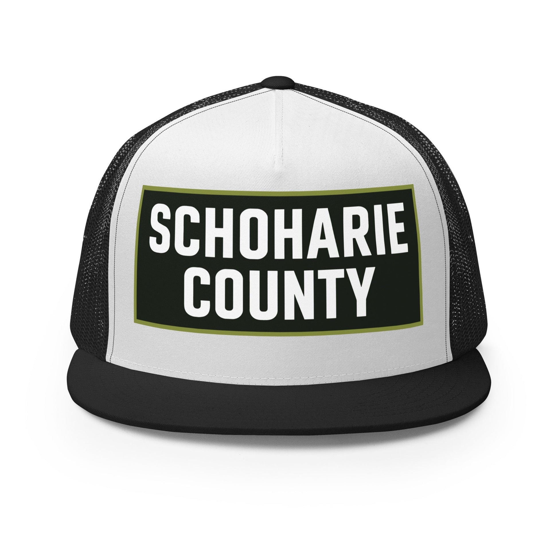 Performance | 5 Panel Trucker Cap | Schoharie County Soccer Club | Badge Logo