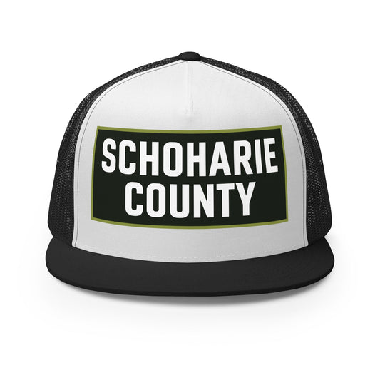 Performance | 5 Panel Trucker Cap | Schoharie County Soccer Club | Badge Logo