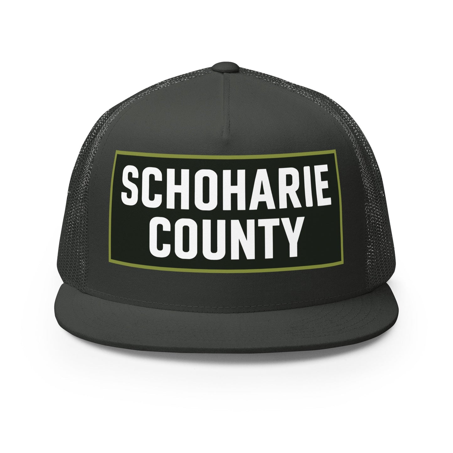 Performance | 5 Panel Trucker Cap | Schoharie County Soccer Club | Badge Logo