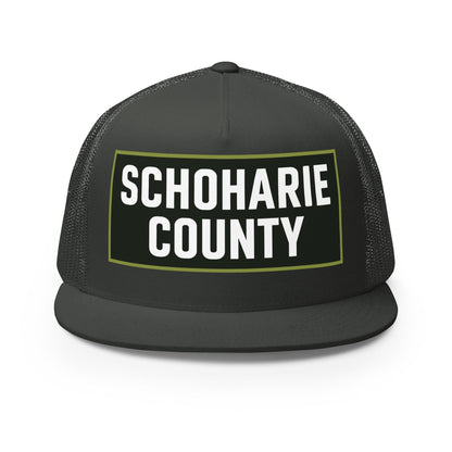 Performance | 5 Panel Trucker Cap | Schoharie County Soccer Club | Badge Logo