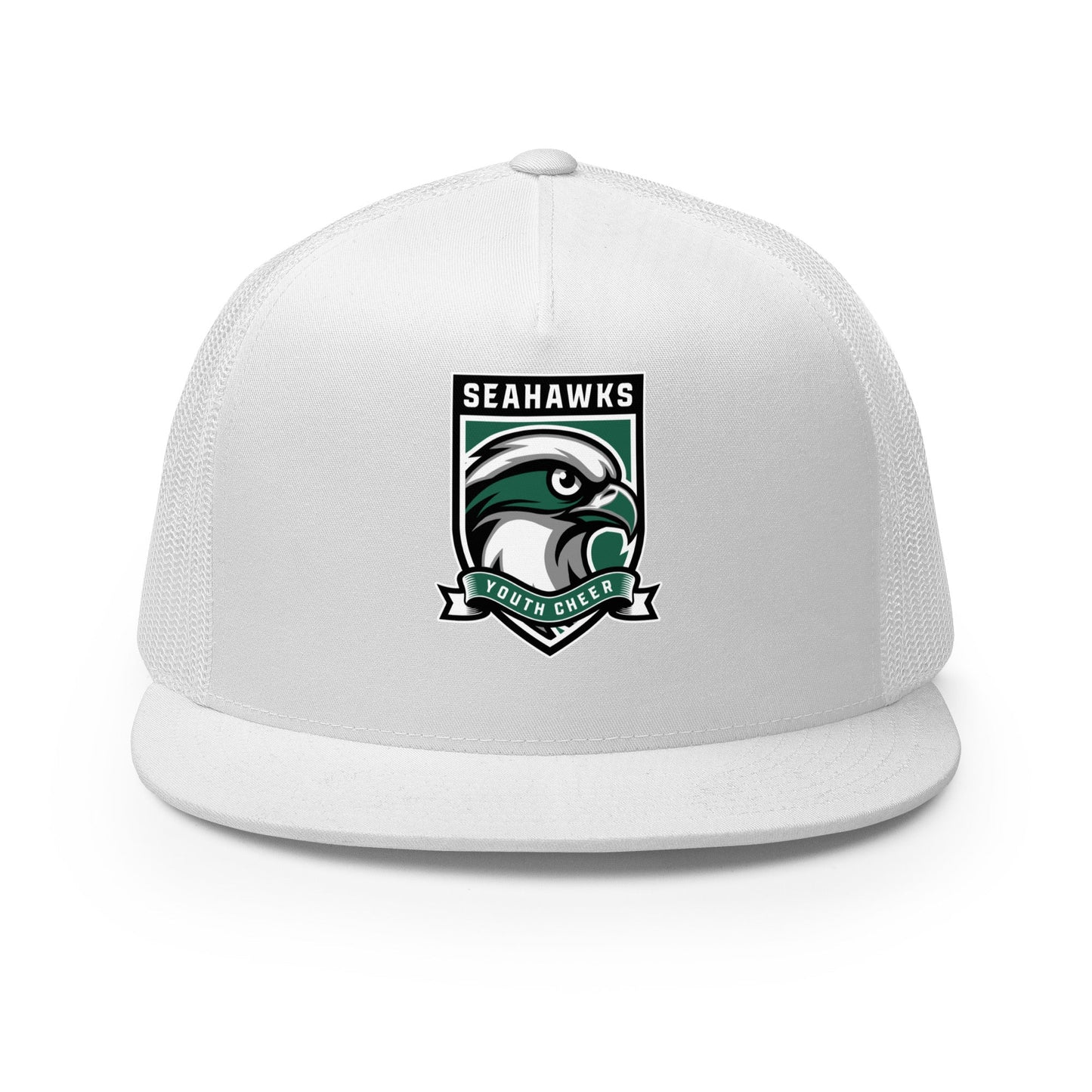 Performance | 5 Panel Trucker Cap | Seahawks Youth Cheer | Shield Logo