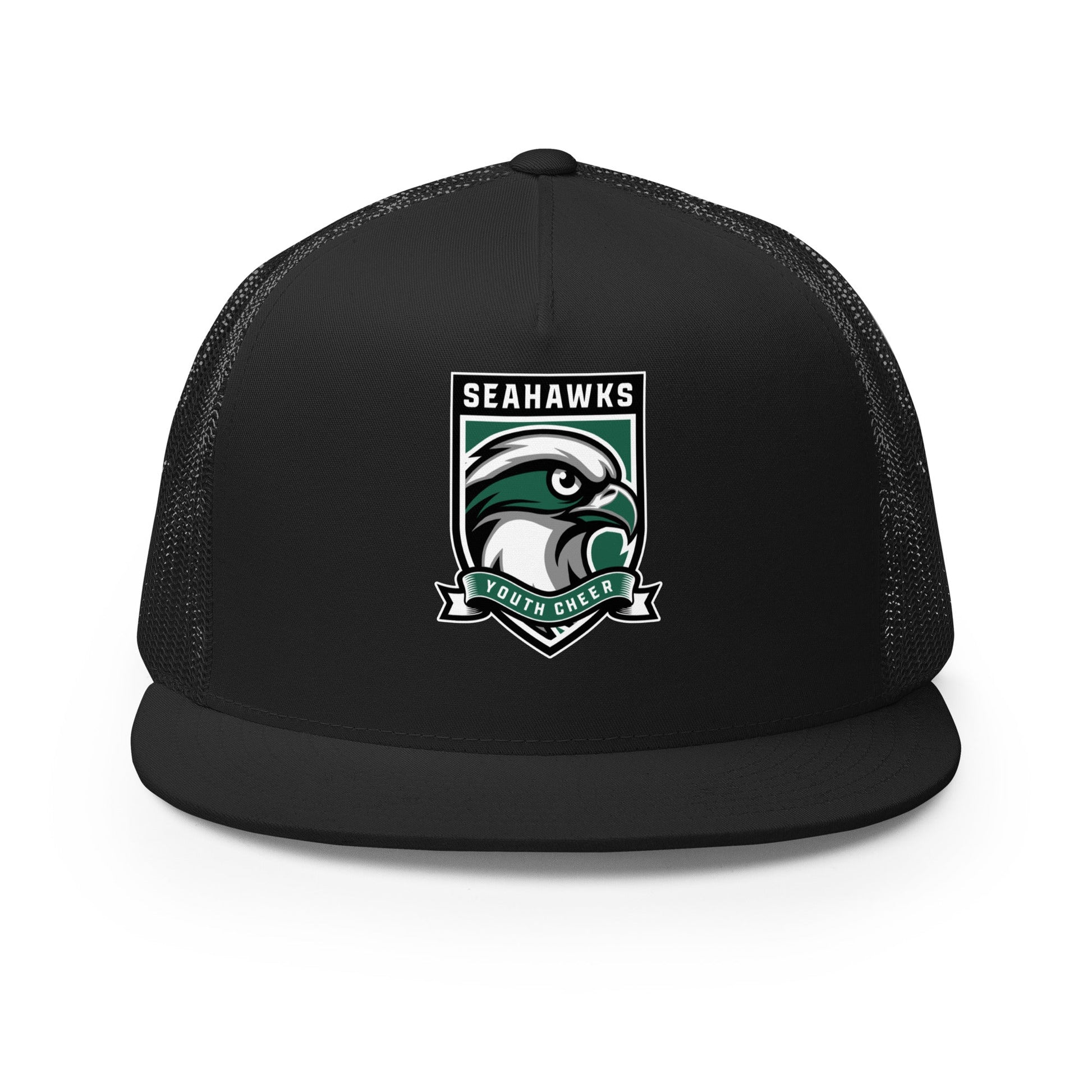 Performance | 5 Panel Trucker Cap | Seahawks Youth Cheer | Shield Logo
