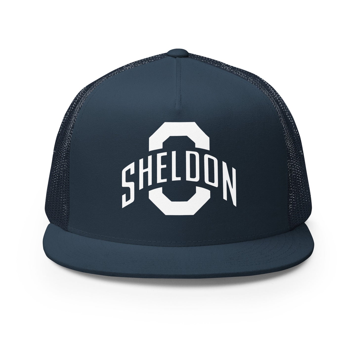 Performance | 5 Panel Trucker Cap | Sheldon Dance Team | Crest Logo