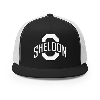 Performance | 5 Panel Trucker Cap | Sheldon Dance Team | Crest Logo
