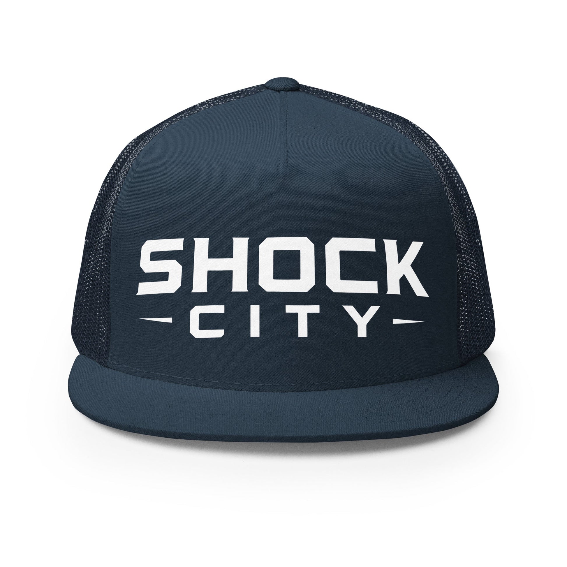 Performance | 5 Panel Trucker Cap | Shock City FC | Modern Script Logo
