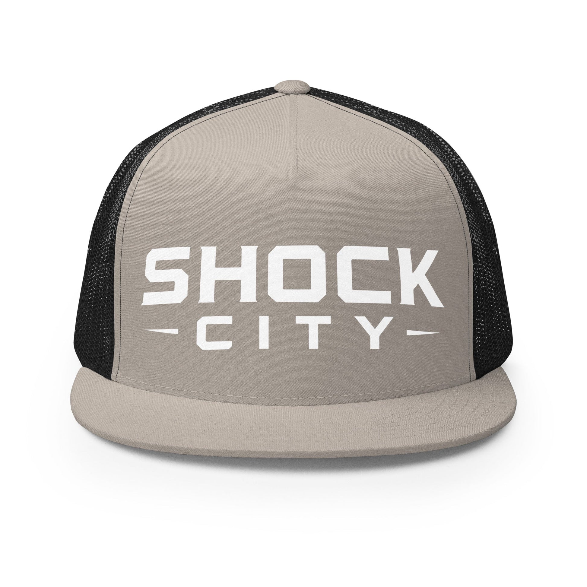 Performance | 5 Panel Trucker Cap | Shock City FC | Modern Script Logo
