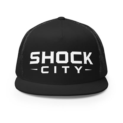 Performance | 5 Panel Trucker Cap | Shock City FC | Modern Script Logo