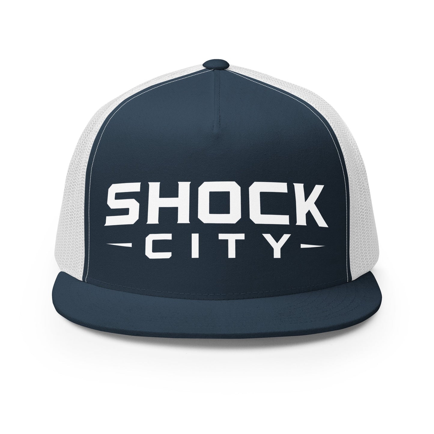 Performance | 5 Panel Trucker Cap | Shock City FC | Modern Script Logo