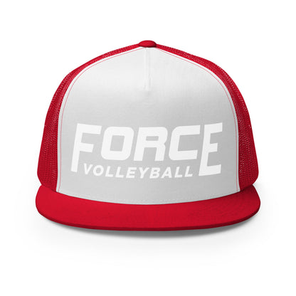 Performance | 5 Panel Trucker Cap | Shreveport Force Volleyball | Script Logo