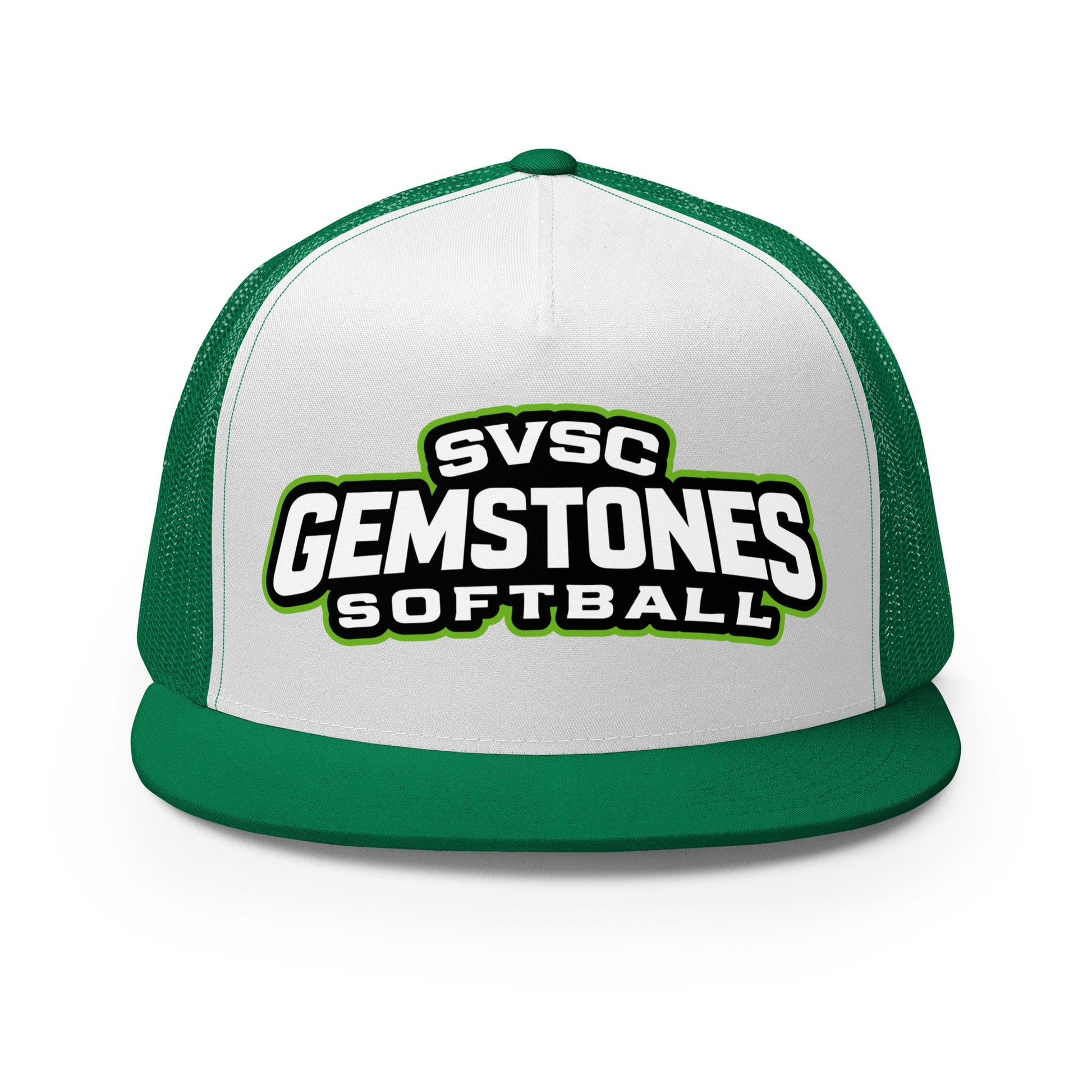 Performance | 5 Panel Trucker Cap | Silver Valley Gemstones | Vanguard Logo