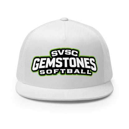 Performance | 5 Panel Trucker Cap | Silver Valley Gemstones | Vanguard Logo
