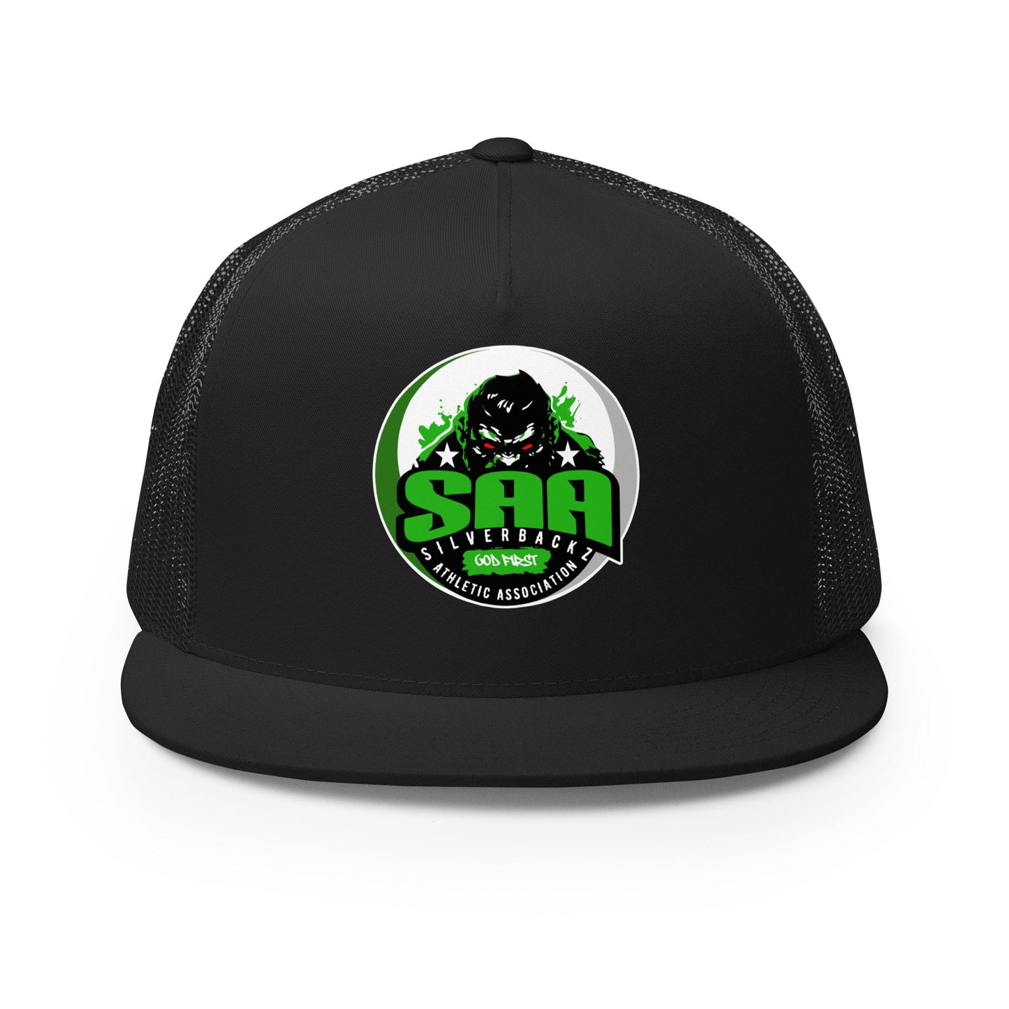 Performance | 5 Panel Trucker Cap | Silverbackz Athletic Association LLC | Silverback Logo