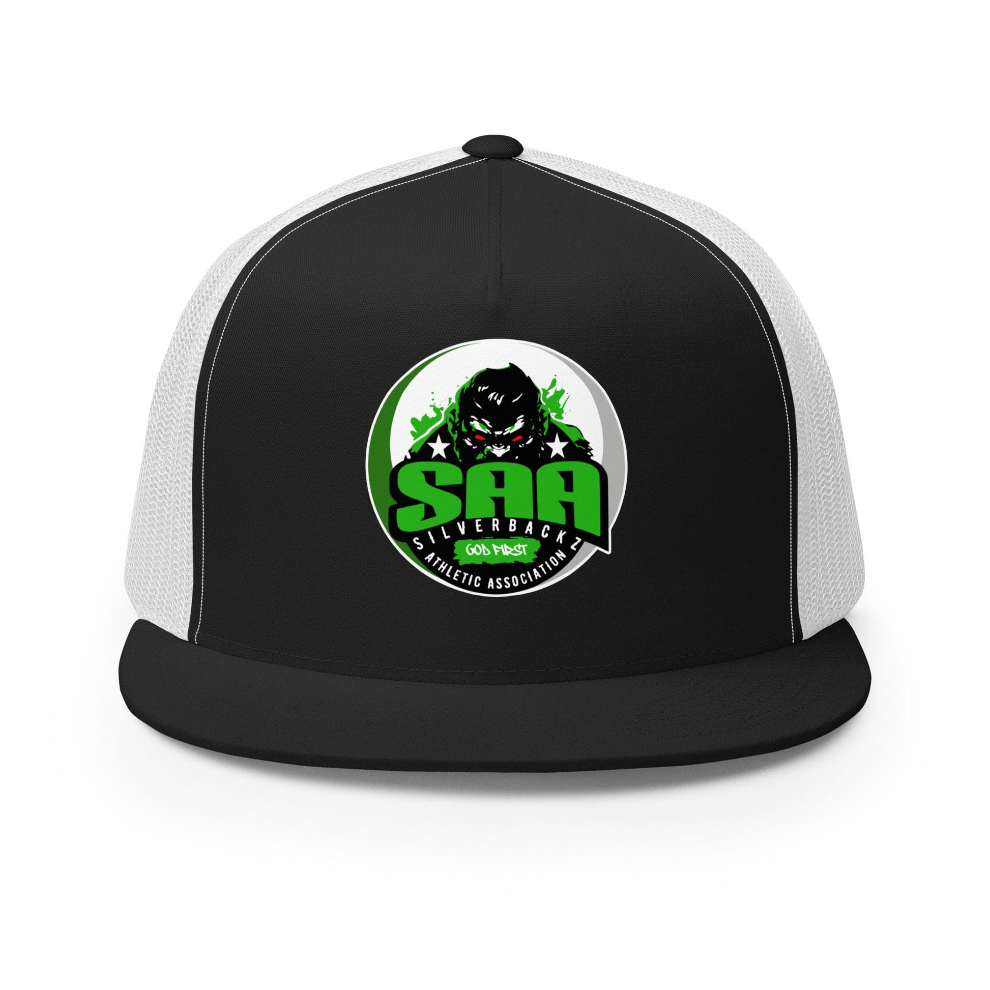 Performance | 5 Panel Trucker Cap | Silverbackz Athletic Association LLC | Silverback Logo