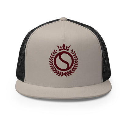 Performance | 5 Panel Trucker Cap | Sinton Desperados Baseball | Crest Logo