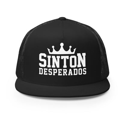 Performance | 5 Panel Trucker Cap | Sinton Desperados Baseball | Ridge Varsity Logo