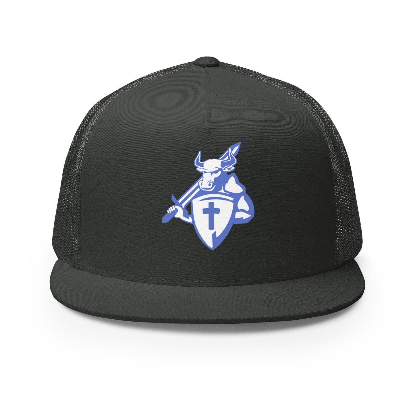 Performance | 5 Panel Trucker Cap | SLVB | Royale Crest Logo