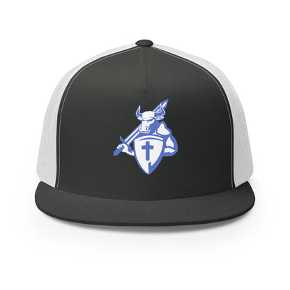 Performance | 5 Panel Trucker Cap | SLVB | Royale Crest Logo