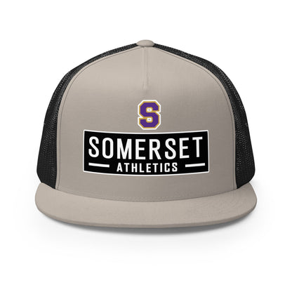 Performance | 5 Panel Trucker Cap | Somerset Athletics | Somerset Logo