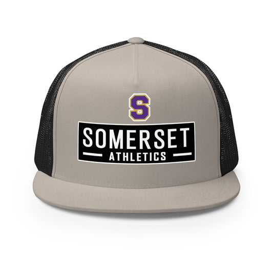 Performance | 5 Panel Trucker Cap | Somerset Athletics | Somerset Logo