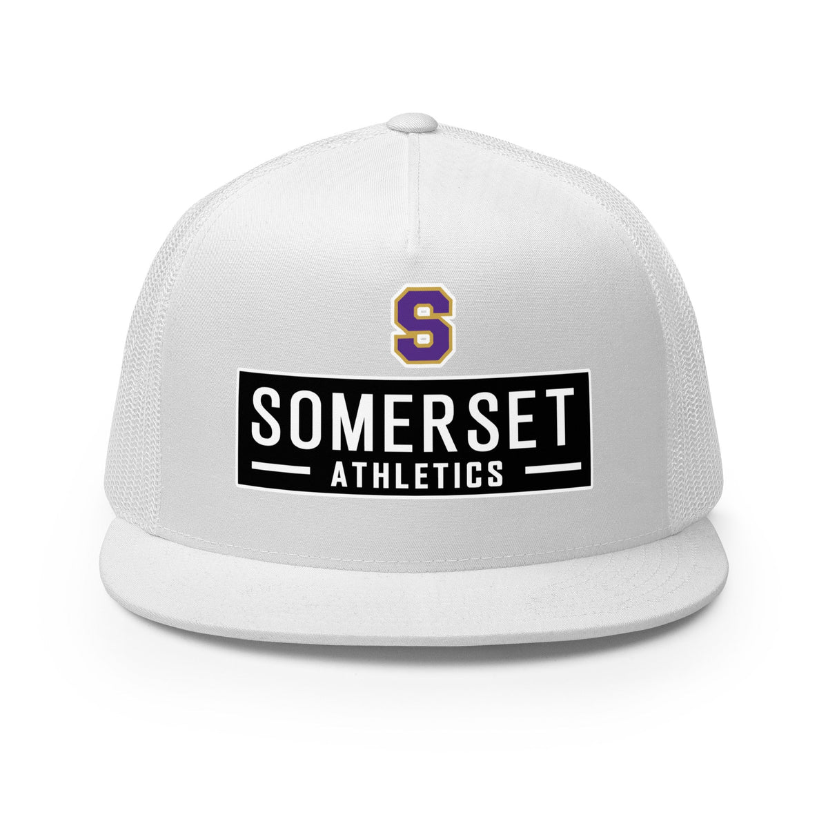 Performance | 5 Panel Trucker Cap | Somerset Athletics | Somerset Logo