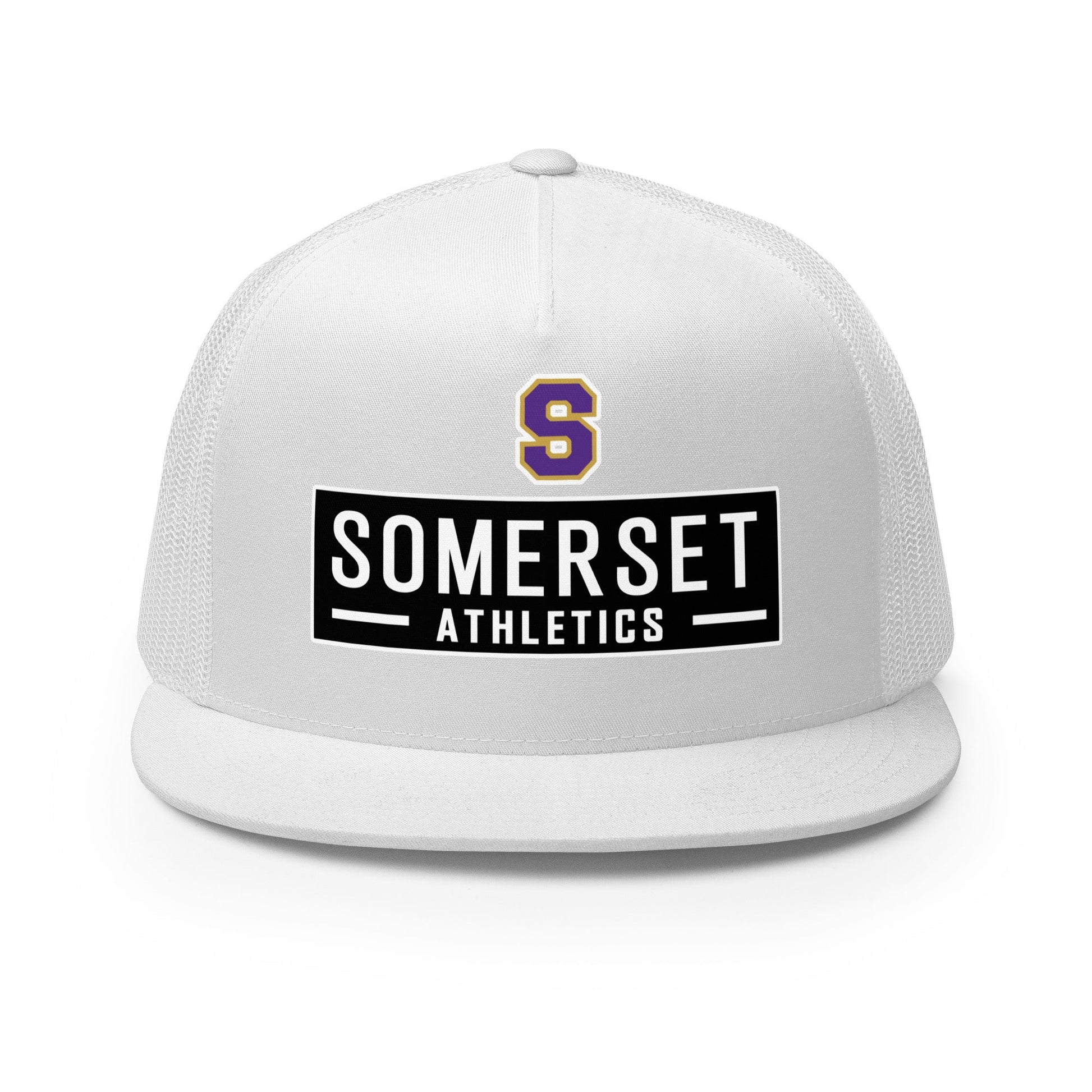 Performance | 5 Panel Trucker Cap | Somerset Athletics | Somerset Logo