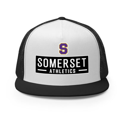 Performance | 5 Panel Trucker Cap | Somerset Athletics | Somerset Logo