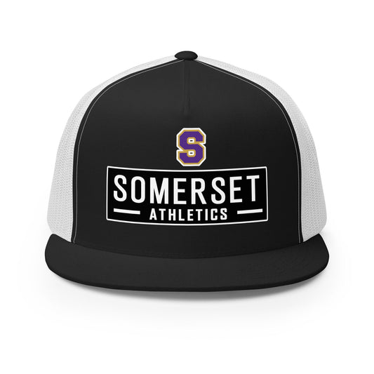 Performance | 5 Panel Trucker Cap | Somerset Athletics | Somerset Logo