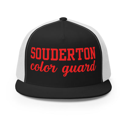Performance | 5 Panel Trucker Cap | Souderton Color Guard | Crest Logo