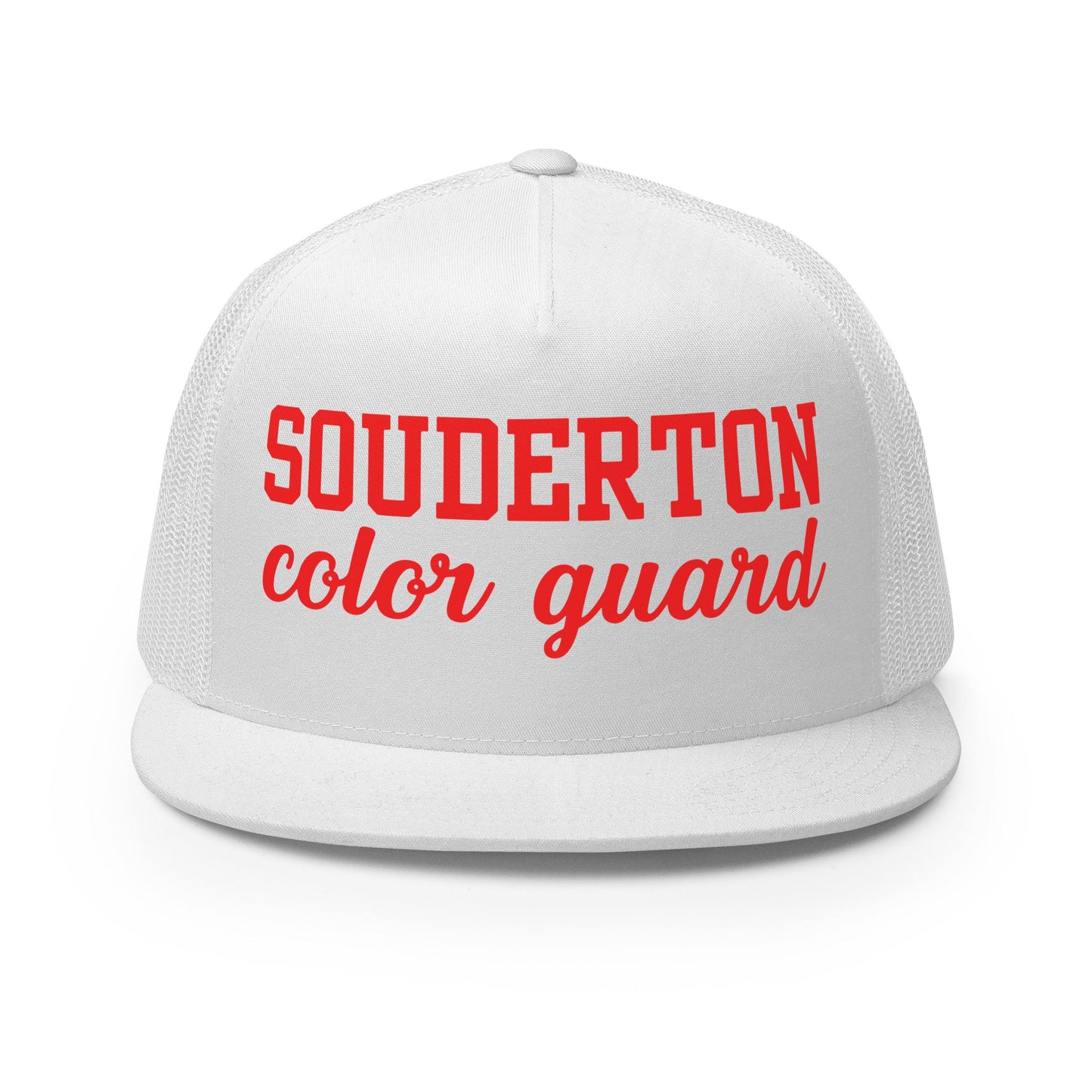Performance | 5 Panel Trucker Cap | Souderton Color Guard | Crest Logo