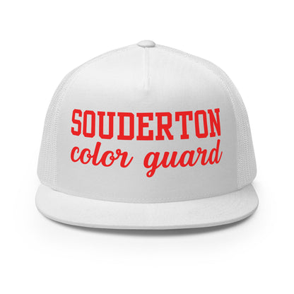 Performance | 5 Panel Trucker Cap | Souderton Color Guard | Crest Logo