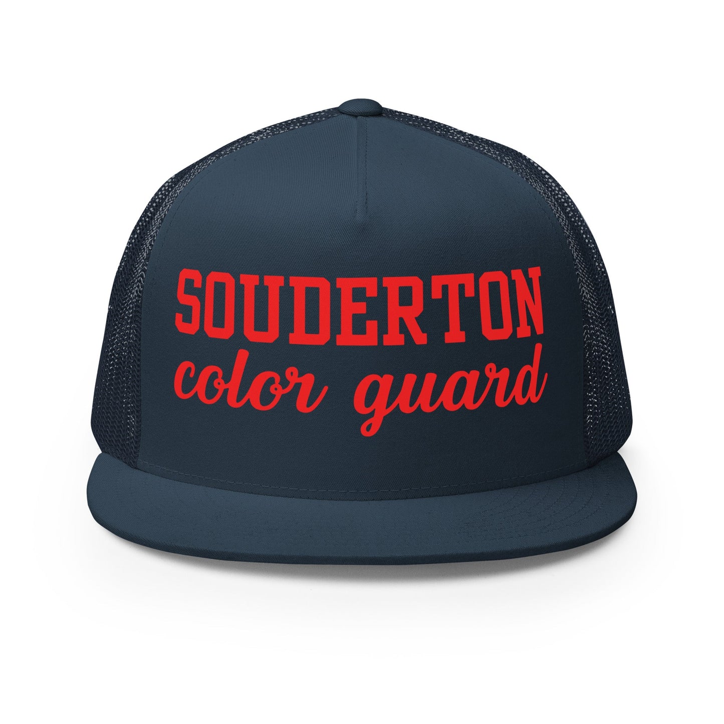 Performance | 5 Panel Trucker Cap | Souderton Color Guard | Crest Logo