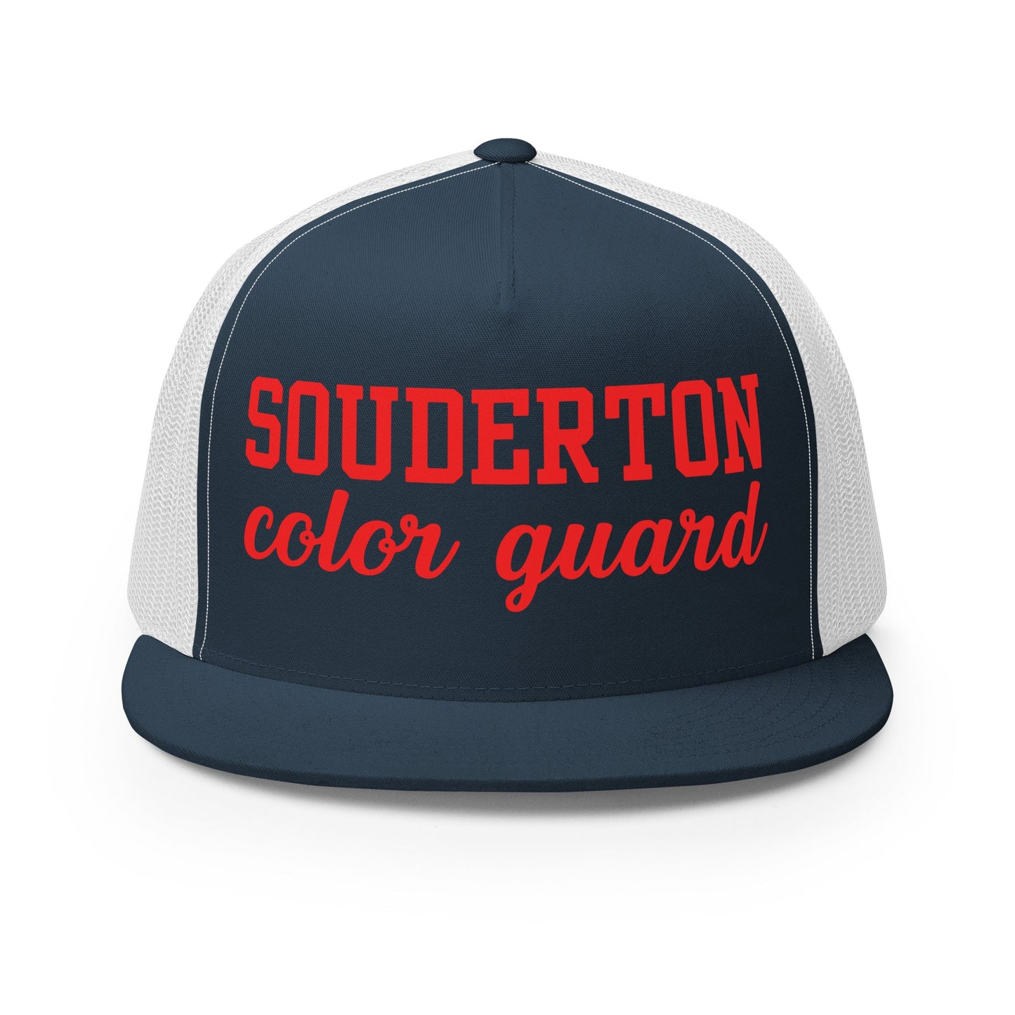 Performance | 5 Panel Trucker Cap | Souderton Color Guard | Crest Logo
