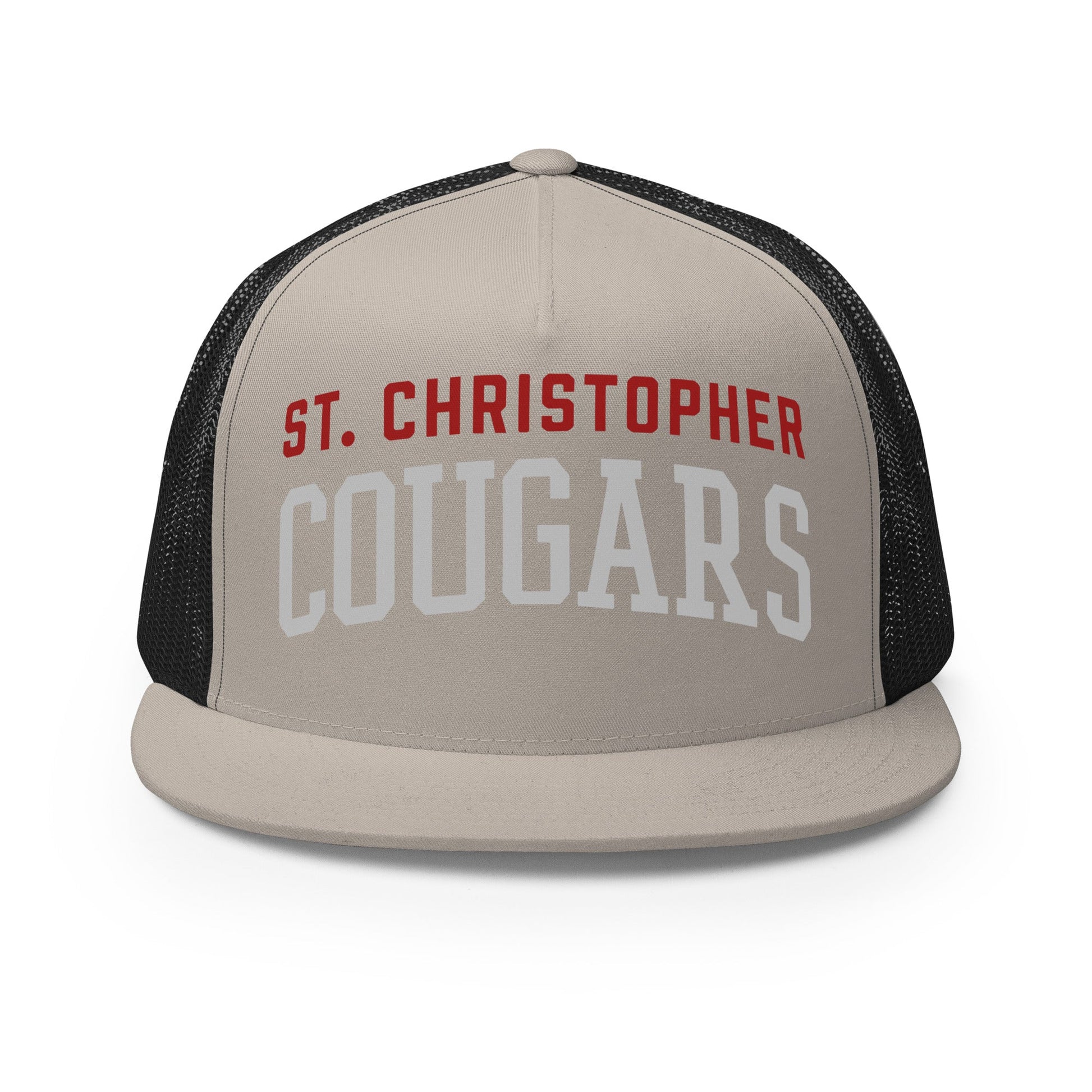 Performance | 5 Panel Trucker Cap | St. Christopher Cougars | Classic Logo