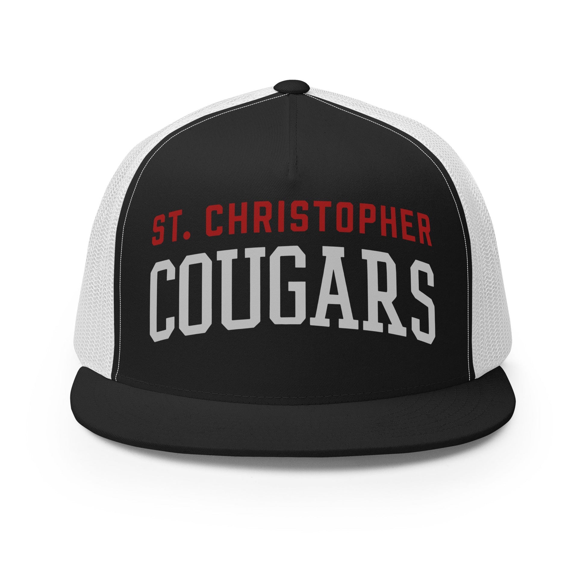 Performance | 5 Panel Trucker Cap | St. Christopher Cougars | Classic Logo