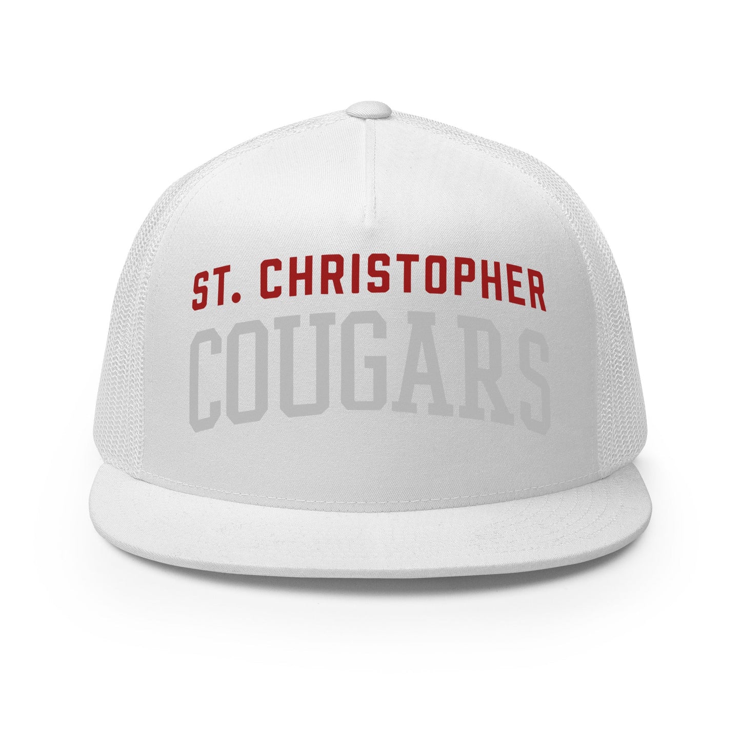 Performance | 5 Panel Trucker Cap | St. Christopher Cougars | Classic Logo