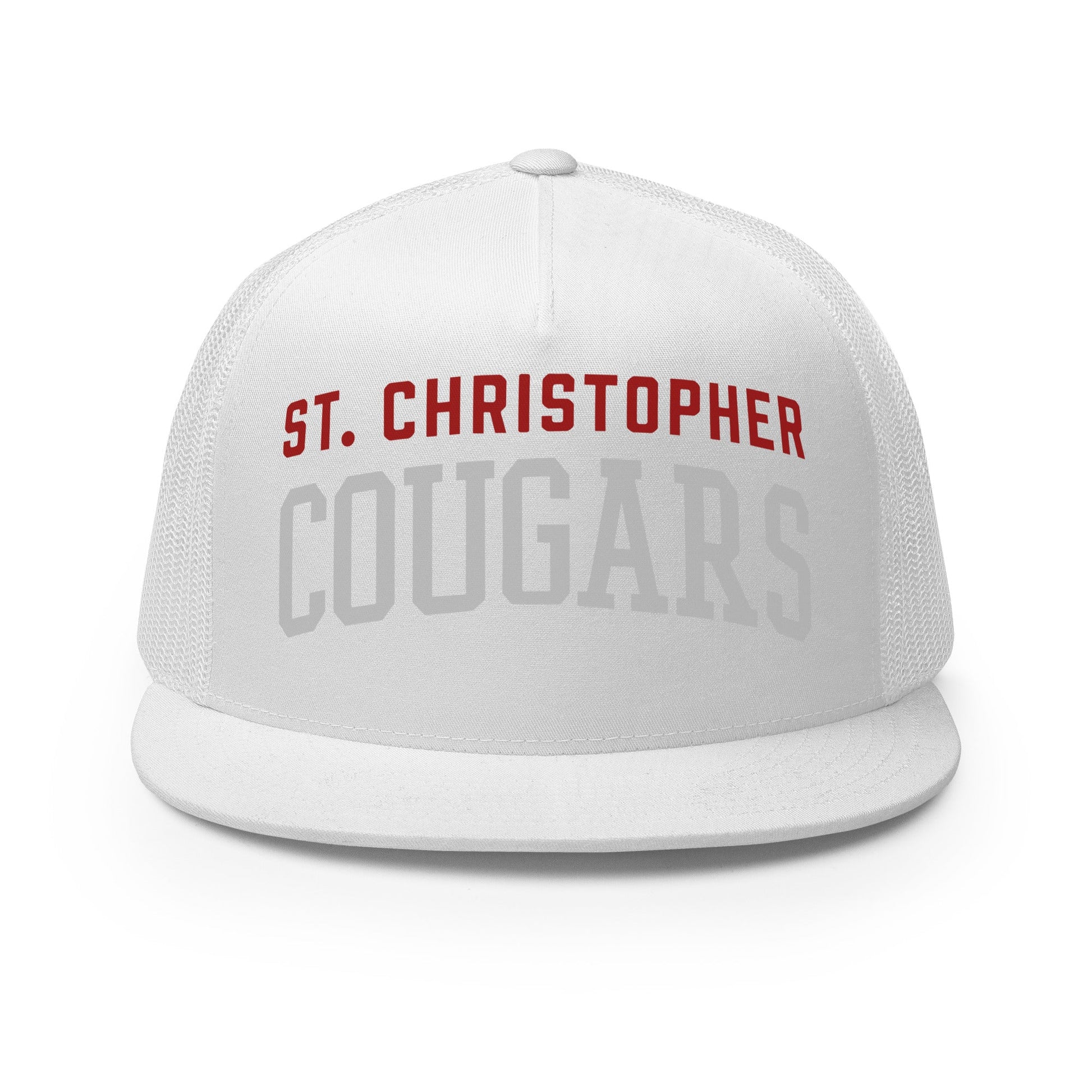 Performance | 5 Panel Trucker Cap | St. Christopher Cougars | Classic Logo
