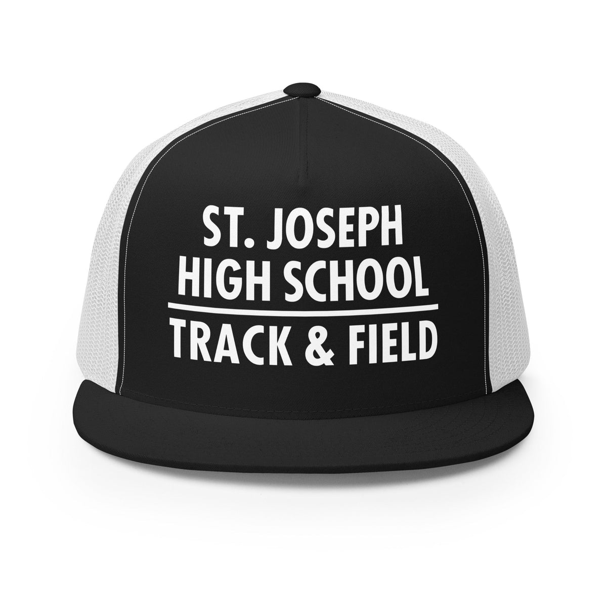 Performance | 5 Panel Trucker Cap | St. Joseph High School - Track & Field | Crest Logo