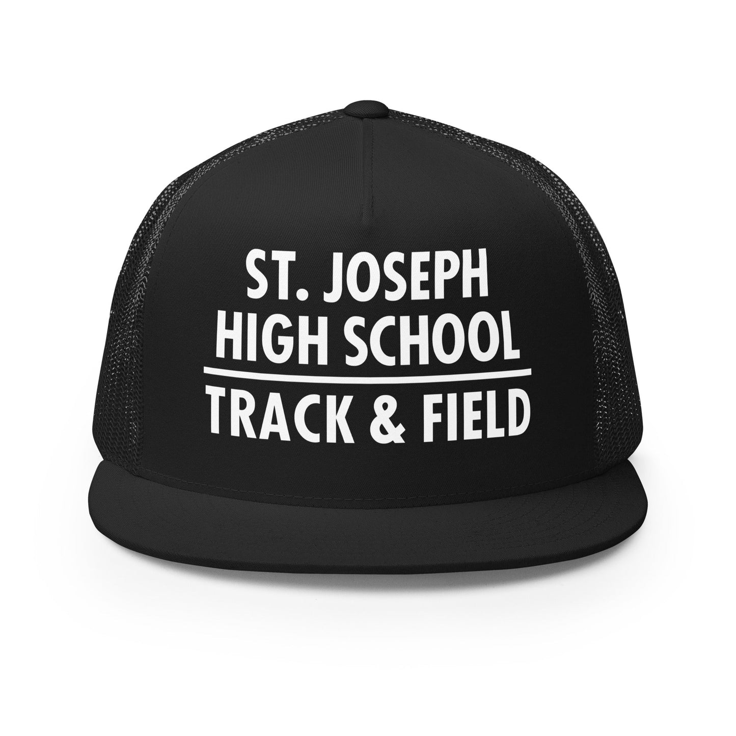 Performance | 5 Panel Trucker Cap | St. Joseph High School - Track & Field | Crest Logo
